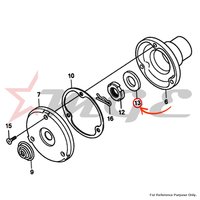 Washer, 14.2x26x3 For Honda CBF125 - Reference Part Number - #90432-KPT-A00