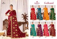 Kalista Gulkand Vichitra Silk Embroidery Work Saree Catalog