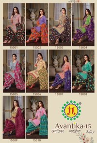 JT Avantika Vol-15 Heavy Cotton Printed Salwar Suits Catalog