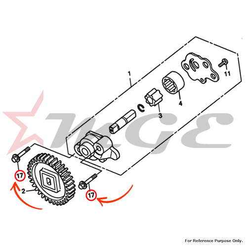 Bolt, Flange, 6x35 For Honda CBF125 - Reference Part Number - #95701-06035-00