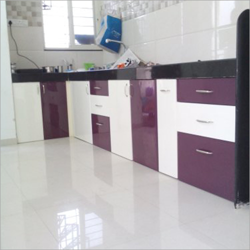 U Shape acrylic Modular Kitchen By DESIGNO INTERIOR