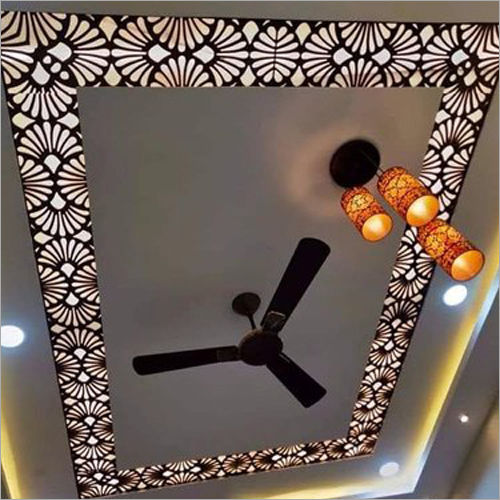 Plaster of Paris Ceiling Living Room Interior Ceiling Decor, False Ceiling/POP  at best price in Pune