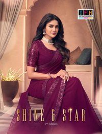 TFH Shine & Star 2nd Edition Smooth Georgette SAree Catalog