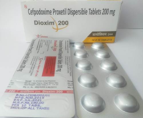 CEFPODOXIME PROXETIL DISPERSIBLE TABLET