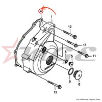 Gasket, L. Cover For Honda CBF125 - Reference Part Number - #11395-KRM-840, #11395-KWK-900