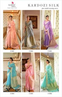 Rajtex Kardozi Silk Pure Modal Weaving Sarees Catalog