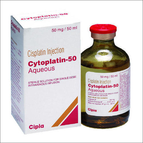 Cisplatin Injection - 50mg/50ml Vial | Anti-Neoplastic Agent for Advanced Bladder, Testicular, and Ovarian Cancer Treatment, Safe and Pure Formula