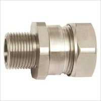 Flameproof Cable Gland - Brass, 12 Mm Size | Polished Finish, Ip54 Rating