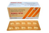 BIONAC-SPAS Aceclofenac & Drotaverine Hydrochloride Tablets