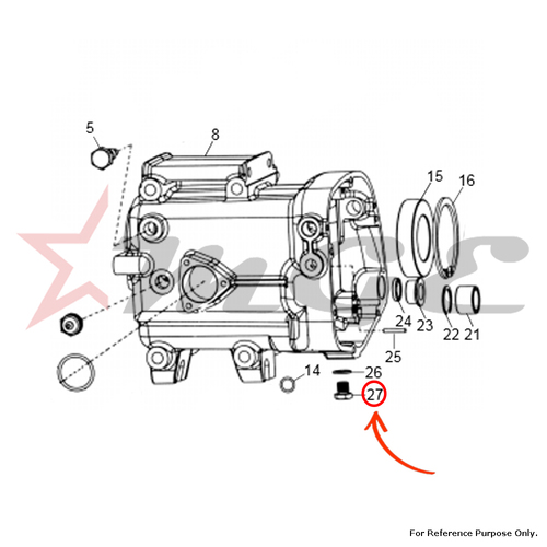 Drain Plug For Gear Box Casing Royal Enfield - Reference Part Number - #550089/E