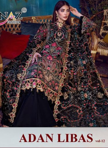 Rinaz Adan Libas Vol-12 Pakistani Style Georgette Heavy Salwar Kameez Catalog