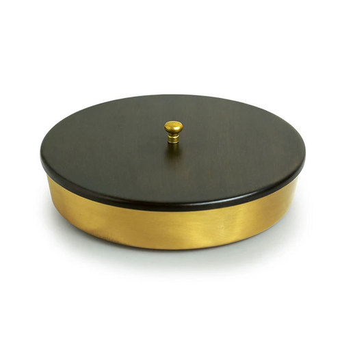 Metal Brass Spice Box