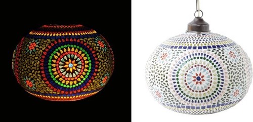 mosaic lamp