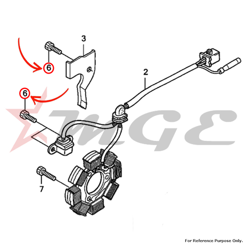 Bolt, Socket, 6x16 For Honda CBF125 - Reference Part Number - #96600-06016-00