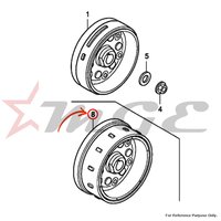 Flywheel Comp. For Honda CBF125 - Reference Part Number - #31110-KWF-941