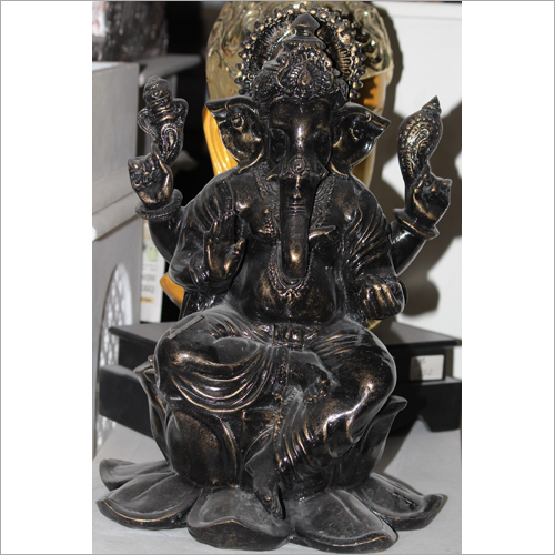 Black Ganesh Statue By STONEX WORLD