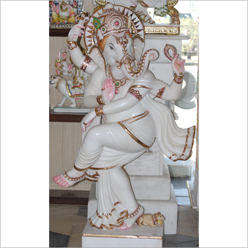 White Ganesh Statue