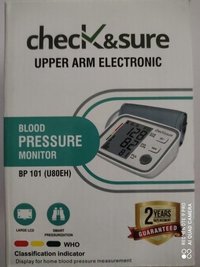 Check & Sure Digital Blood Pressure Monitor-101 (U80EH)