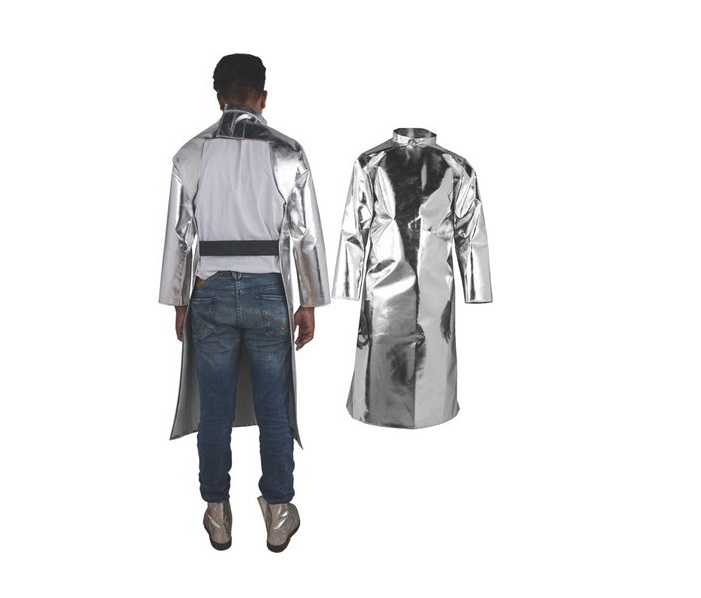 Surgeon style Industrial Safety Apron (back open coat)