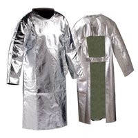 Surgeon style Industrial Safety Apron (back open coat)