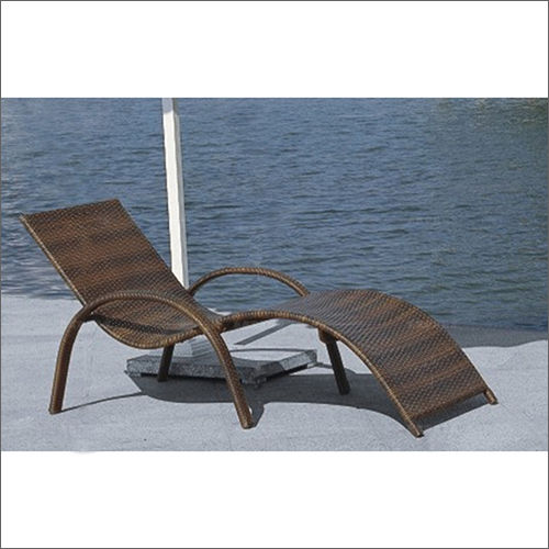 Wicker Sun Lounger