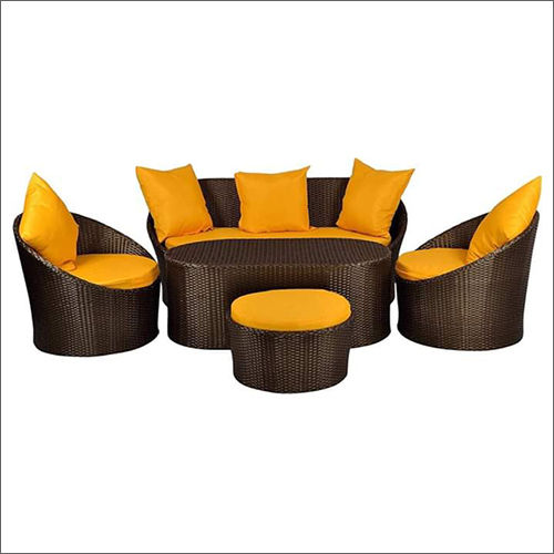 Outdoor Garden Wicker Sofa Set