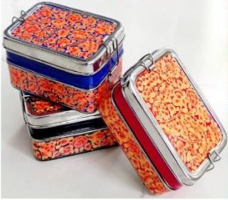 Stainless Steel Printed School Lunch Box