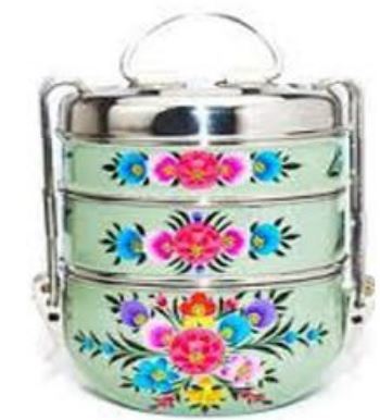 Stainless Steel Printed Lunch Box