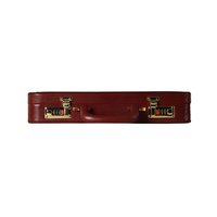14 Inches Genuine Leather Attache Briefcase Business Handbag for Men