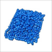 Blue Reprocessed HDPE Granules