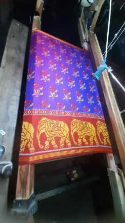 Multicolor Indian Handwork Patola Silk Sarees