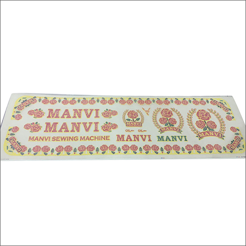 Advertising Self Adhesive Sewing Machine Sticker