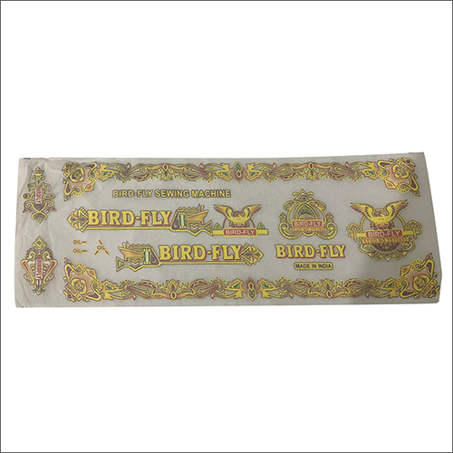 Fancy Self Adhesive Sweing Machine Sticker
