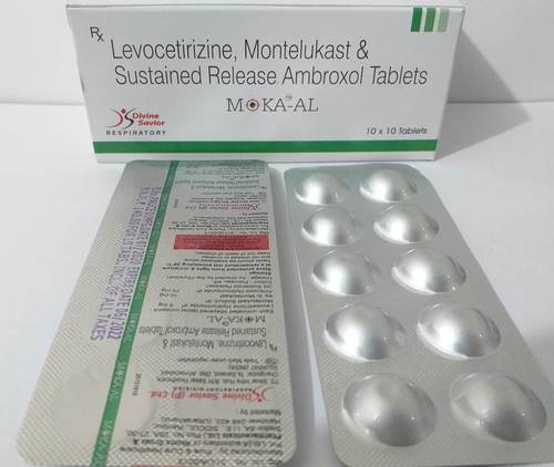 LEVOCETIRIZINE MONTELUKAST & SUSTAINED RALEASE AMBROXOL TABLET