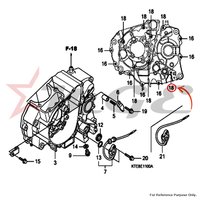 Bolt, Flange, 6x70 For Honda CBF125 - Reference Part Number - #95701-06070-00, #90002-KWF-940