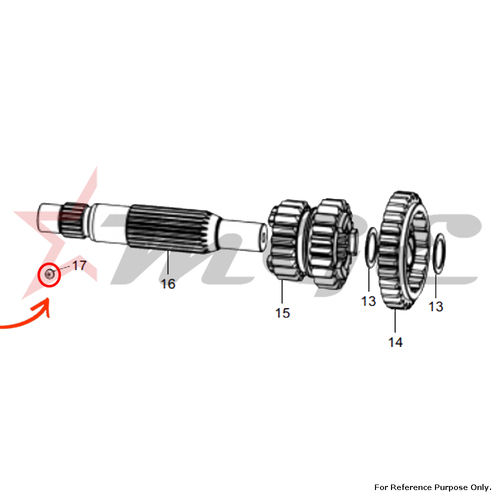 As Per Photo Pin - Netural Light Actuator For Royal Enfield - Reference Part Number - #550119/B