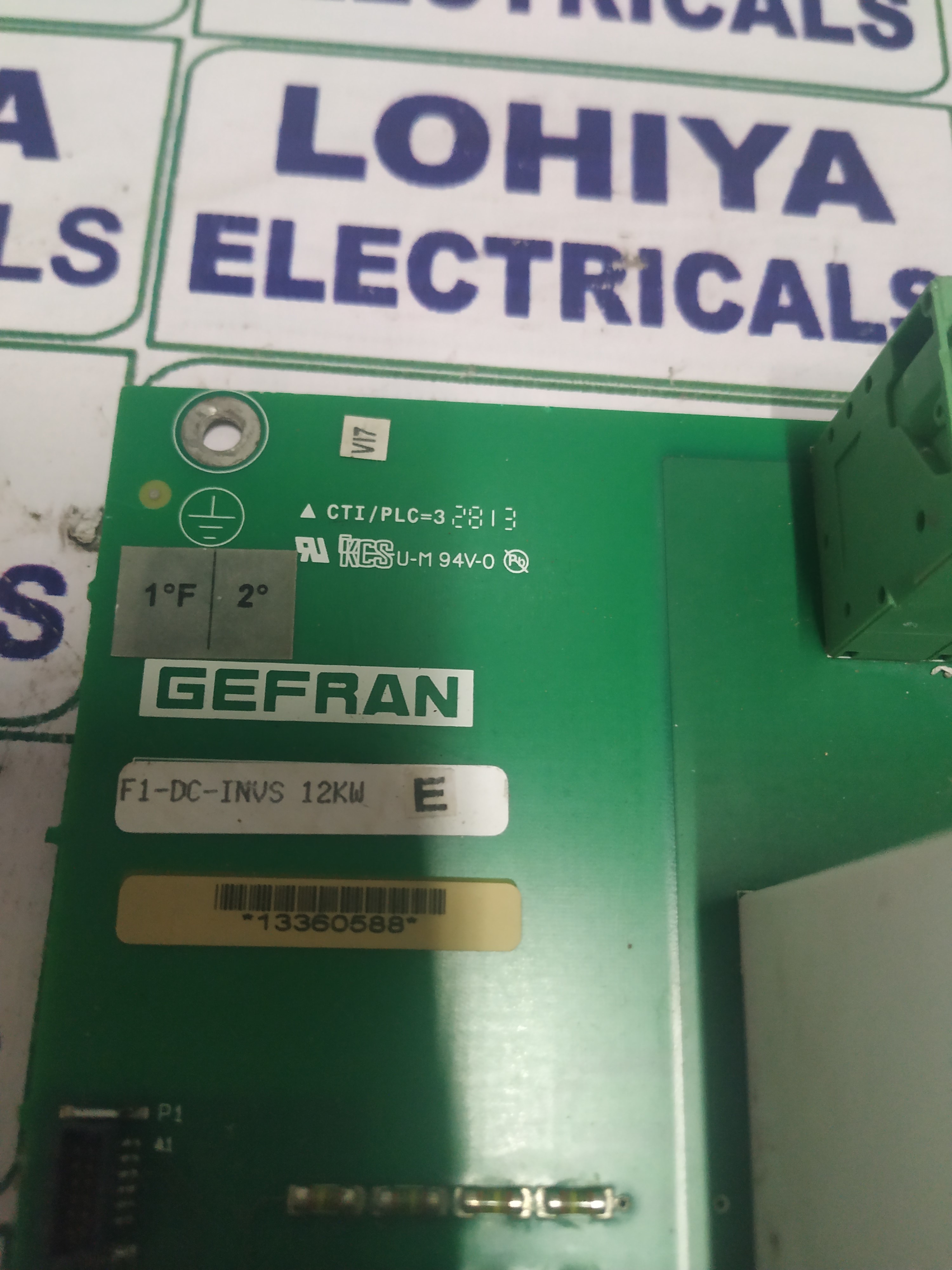 GEFRAN CTI/PLC=3 2813 U-M 94V-0 PCB CARD