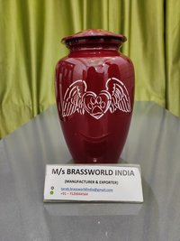 pet paw hand painted in rainbow color heart adult cremation urn funeral supplies