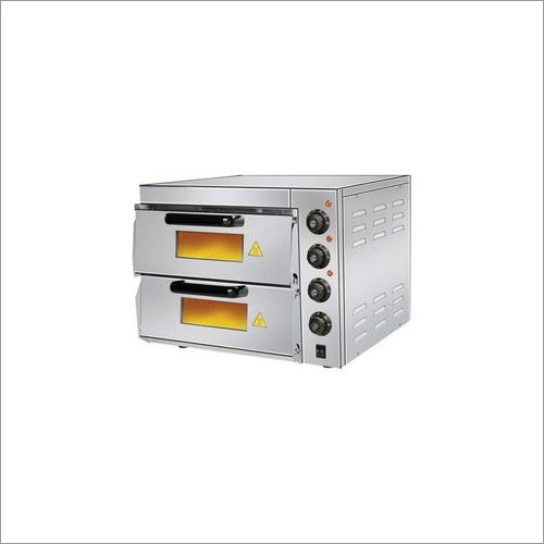 Semi Automatic Two Deck Mini Electric Pizza Oven