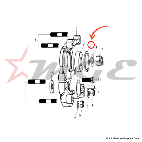 Circlip, Internal For Royal Enfield - Reference Part Number - #550037