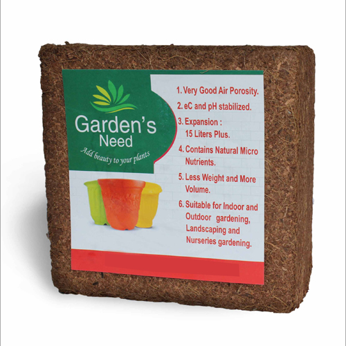 1 Kg Coco Peat Block By GARDENS NEED