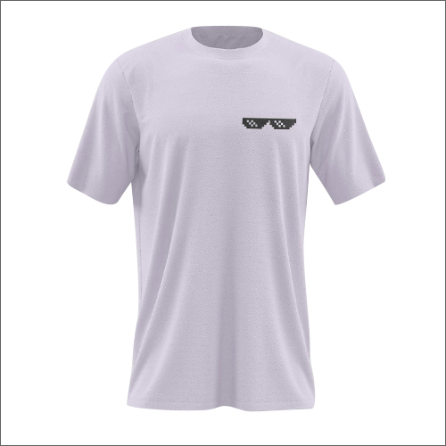 White Ladies Round Neck T-Shirt
