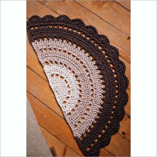 Crochet Rug By GEOMETRY-ALIGNING YOUR SPACE