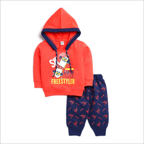 Stitching Service Boys Fancy Hooded And Pants