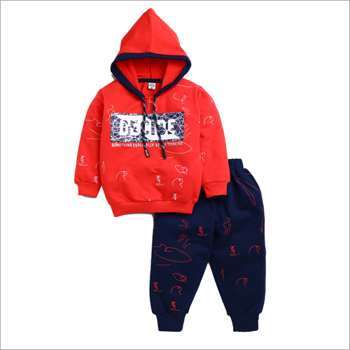 Stitching Service Boys Fancy Hooded And Pants