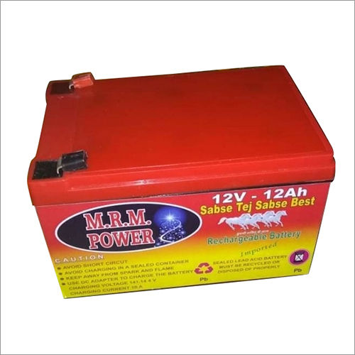 12Ah Rechargeable Battery
