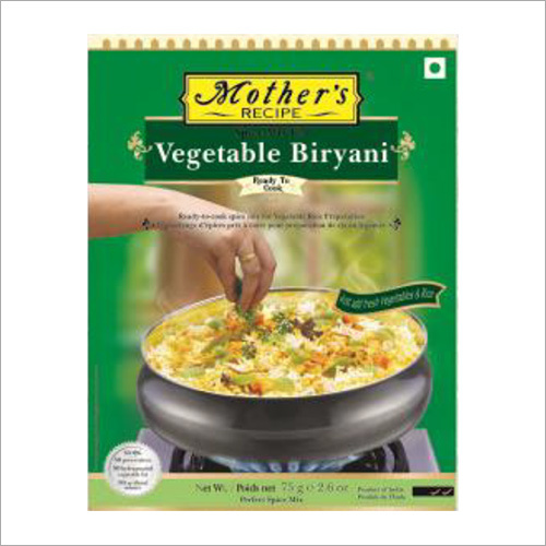 Vegetable Biryani Ready To Cook Food