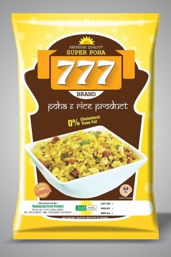 As Per Customer Poha Packaging Polyester Pouch