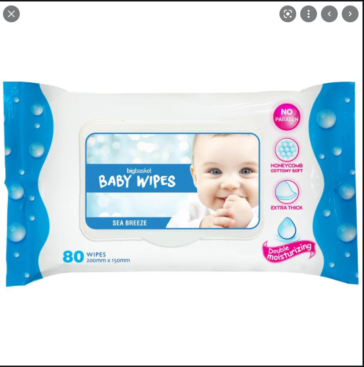 Baby Wipes Packaging Polyester Pouch