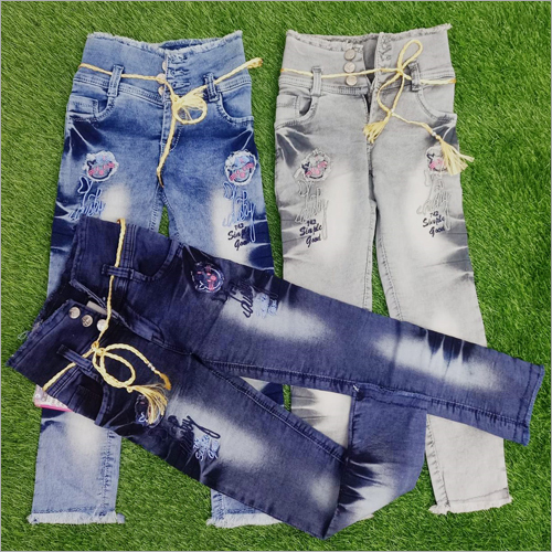 Available In Different Color Ladies High Waist Jeans